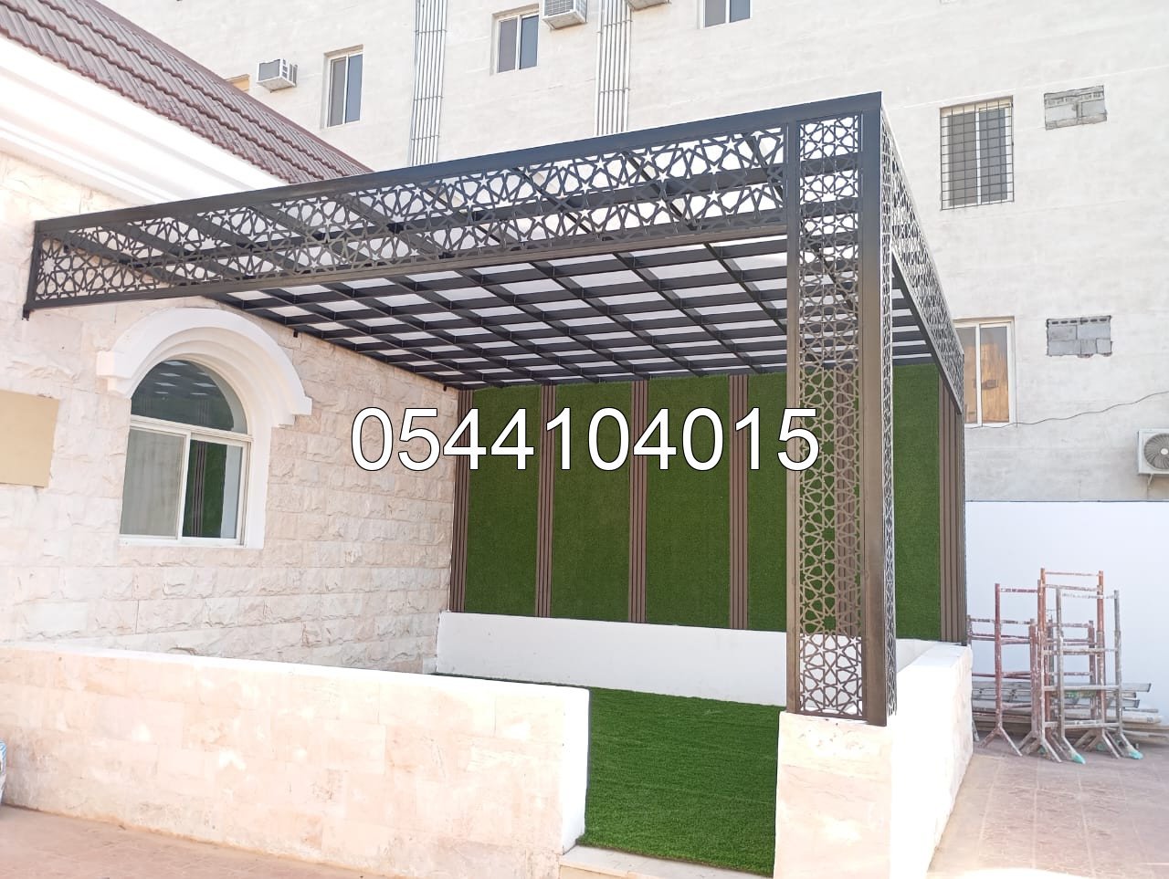 جلسات حوش عشبية - ديكور الأبداع الدمام 